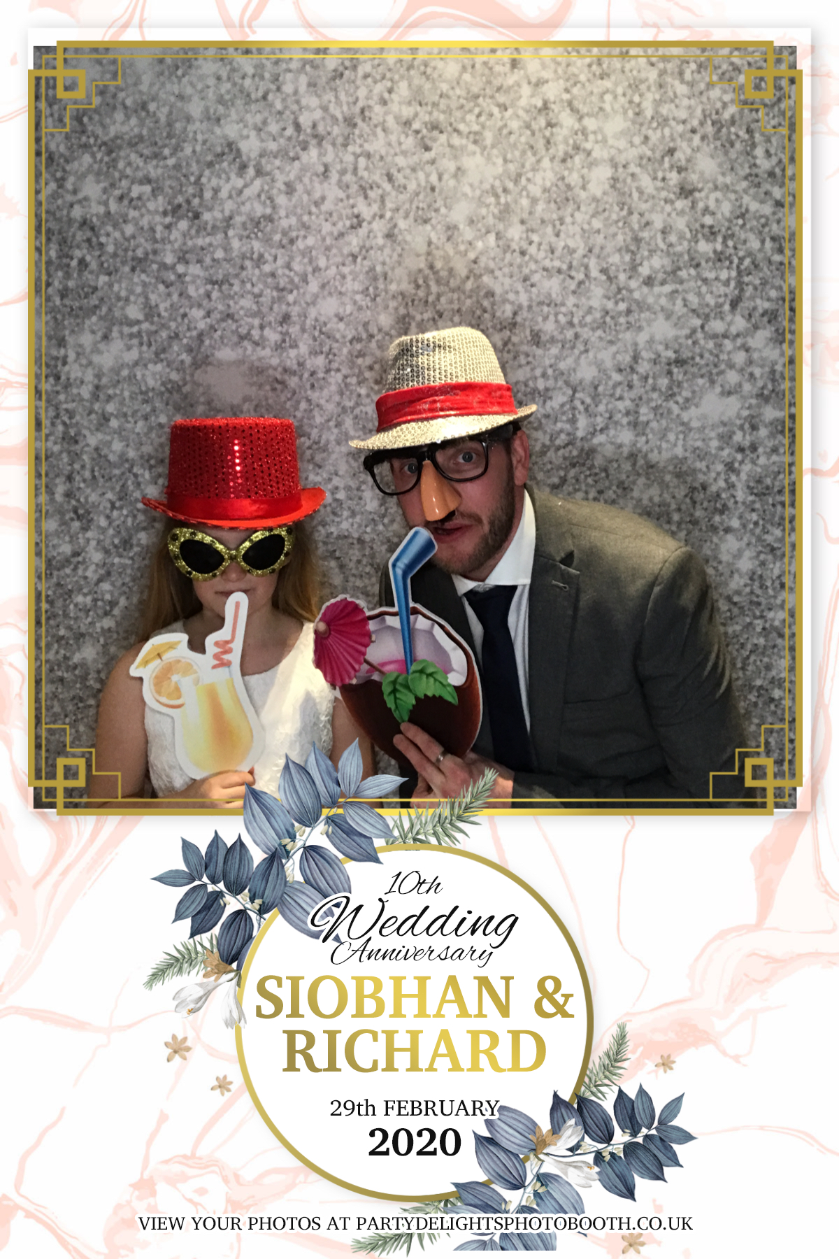 Siobhan and Richards Vow renewal  | View more photos from the event at gallery.partydelightsphotobooth.co.uk/u/PartyDelightsPhotoBooth/Siobhan-and-Richards-Vow-renewal